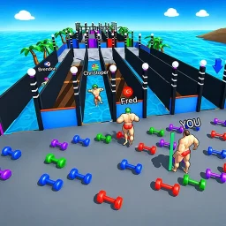 Muscle Race Game 아이콘